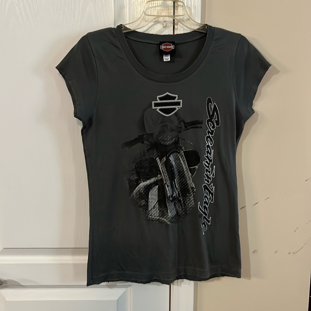 NWOT Harley Davidson Screamin’ Eagle dark grey T-shirt size large